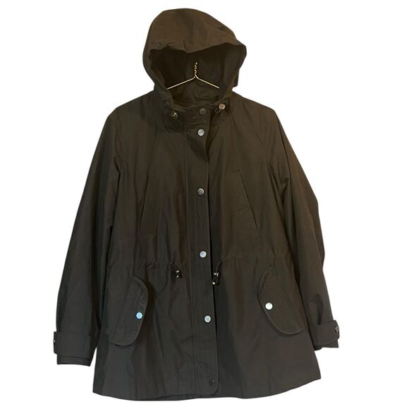 Giacca Olive Hooded Utility Parka Jacket XL Gorpcore Quiet Luxury Fall Layering - Picture 1 of 16